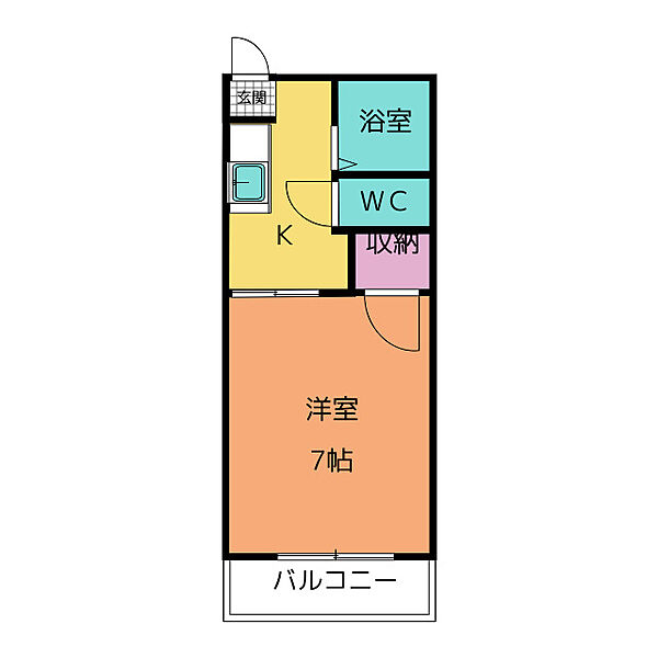 ロイヤルヒルズ ｜愛知県名古屋市緑区大清水１丁目(賃貸アパート1K・2階・21.00㎡)の写真 その2