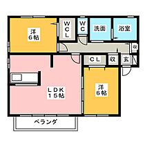 デュエルコート  ｜ 愛知県名古屋市緑区西神の倉２丁目（賃貸アパート2LDK・2階・65.49㎡） その2