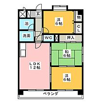 デュエム福島  ｜ 愛知県名古屋市天白区井の森町（賃貸マンション3LDK・4階・65.00㎡） その2