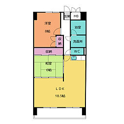 ひまりビル 3LDKの間取図画像