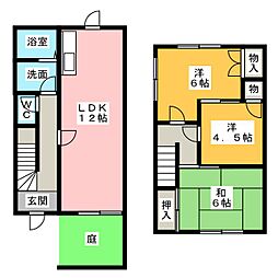 アネックスカミサワ 3LDKの間取図画像