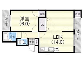 リョウズ　ガーデンズ  ｜ 兵庫県西宮市田代町（賃貸マンション1LDK・2階・48.83㎡） その2