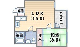 ＴＯＮＹ’Ｓ　ＦＬＡＴ  ｜ 兵庫県西宮市甲子園口３丁目（賃貸マンション1LDK・2階・36.85㎡） その2