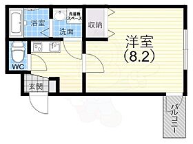 兵庫県西宮市甲子園七番町（賃貸アパート1K・1階・25.13㎡） その2