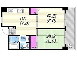 エトール4 1LDKの間取図画像