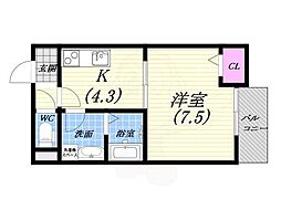 阪神本線 甲子園駅 徒歩12分 1階/-