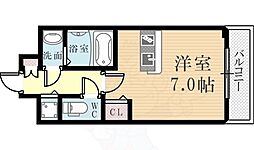 URBANGREEN甲子園 ワンルームの間取図画像