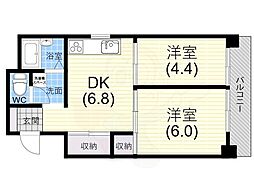 ハイコート甲子園 4階/-