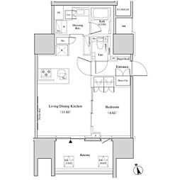 間取図画像 1LDK