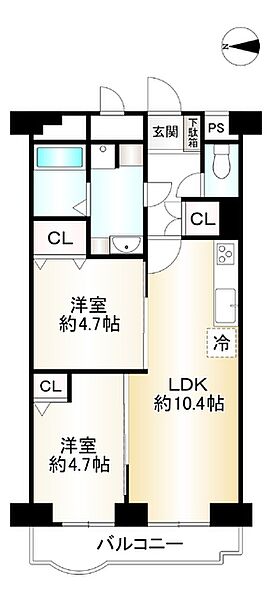 間取りを拡大表示