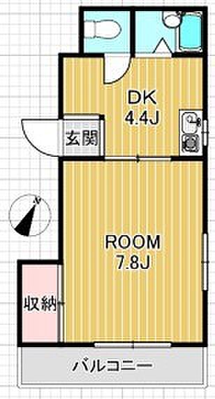 シマダハイム ｜兵庫県神戸市須磨区天神町５丁目(賃貸アパート1DK・2階・32.16㎡)の写真 その2