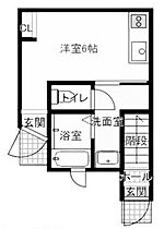 サウスヒルズI 101 ｜ 兵庫県明石市西明石西町２丁目5-7（賃貸アパート1K・1階・17.53㎡） その2