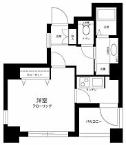 クレアシオン目黒不動前  ｜ 東京都品川区西五反田3丁目（賃貸マンション1K・6階・25.82㎡） その2