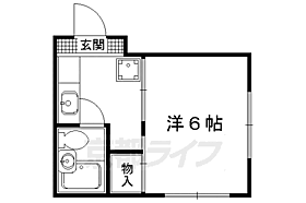 サレーヌハイツ 202 ｜ 京都府京都市北区上賀茂坂口町（賃貸マンション1K・2階・19.50㎡） その2