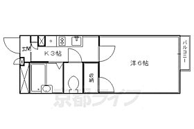 レオパレスドムス花園 110 ｜ 京都府京都市左京区岩倉花園町（賃貸アパート1K・1階・19.87㎡） その2