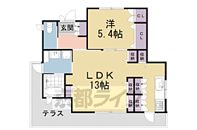 藤原ハイツ 101 ｜ 京都府京都市左京区一乗寺塚本町（賃貸アパート1LDK・1階・49.15㎡） その2