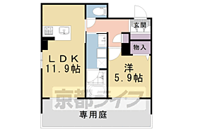 京都府京都市上京区茶屋町（賃貸マンション1LDK・1階・46.45㎡） その2