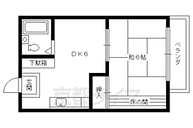 コーポ神山 201 ｜ 京都府京都市北区上賀茂豊田町（賃貸マンション1DK・2階・24.09㎡） その2