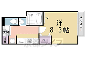 ＮＡＧＩ　ＫＹＯＴＯ　ＮＩＪＯ 602 ｜ 京都府京都市中京区聚楽廻南町（賃貸マンション1K・6階・26.12㎡） その2