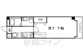 京都府京都市上京区革堂町（賃貸マンション1K・3階・22.95㎡） その2