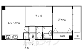 京都府京都市北区北野下白梅町（賃貸マンション2LDK・2階・50.00㎡） その2