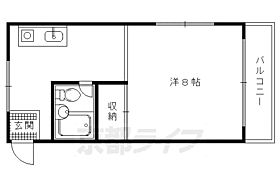 京都府京都市北区等持院西町（賃貸マンション1K・1階・22.70㎡） その2