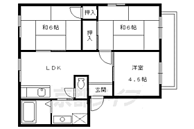 京都府京都市北区小松原南町（賃貸アパート3LDK・2階・51.00㎡） その2