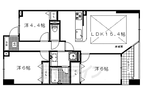 京都府京都市上京区福大明神町（賃貸マンション3LDK・6階・68.89㎡） その2