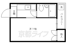 ハイツノジマ 102 ｜ 京都府京都市左京区下鴨塚本町（賃貸アパート1K・1階・19.00㎡） その2