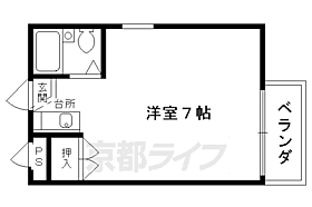 ウィステリア神楽岡 202 ｜ 京都府京都市左京区吉田神楽岡町（賃貸マンション1K・2階・17.28㎡） その2