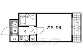 京都府京都市上京区下塔之段町（賃貸マンション1K・2階・17.67㎡） その2