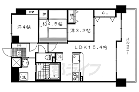 京都府京都市上京区寺之内竪町（賃貸マンション3LDK・9階・61.38㎡） その2