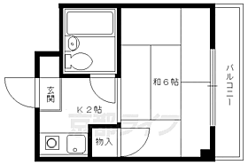 京都府京都市上京区下石橋南半町（賃貸マンション1K・2階・17.00㎡） その2