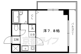 ＣＯＺＹスチューデントジュラク 402 ｜ 京都府京都市左京区田中関田町（賃貸マンション1K・4階・22.68㎡） その2