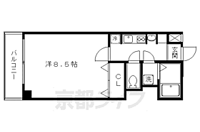 京都府京都市上京区一色町（賃貸マンション1K・3階・24.00㎡） その2