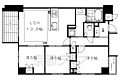イーグルコート御所南柳馬場二条3階27.0万円