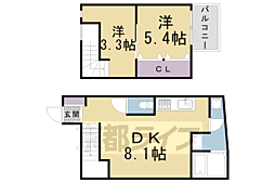 🉐敷金礼金0円！🉐吉祥院高畑町貸家74