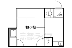 栄和荘 1Kの間取図画像