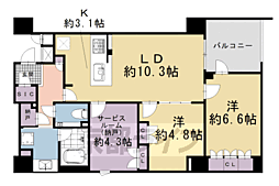 ザ・パークハウス堀川六角 3階