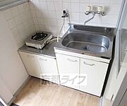 シンクの広いキッチンです