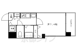 京都市営烏丸線 四条駅 徒歩4分 5階/-