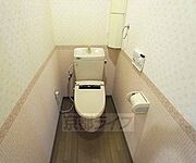 清潔感のあるトイレです。