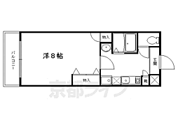 ドリーミーK 1Kの間取図画像