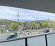 バルコニーからの景色です。