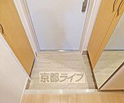 靴収納つきの玄関
