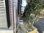 外水栓、お庭のお手入れに便利です。 