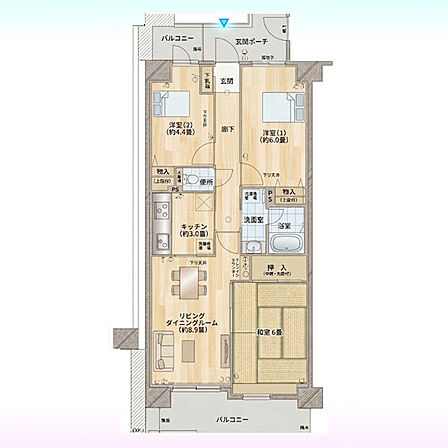日々の暮らしが整う、機能的で無駄のない設計が魅力の住まい。それぞれの空間が独立しており、プライベートな時間と家族との団らんを緩やかに切り分けることができる、調和の取れたレイアウトです