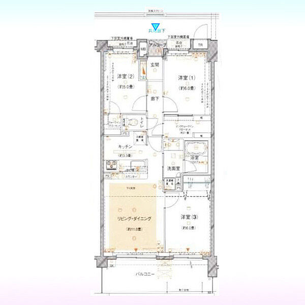 間取りを拡大表示