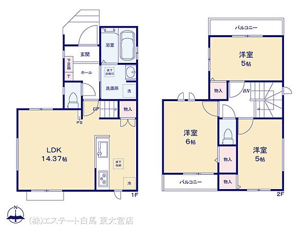 間取りを拡大表示