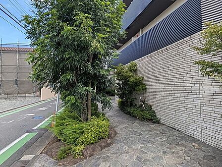 エントランス前の景観
